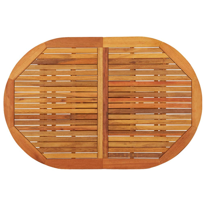 Tavolo da Giardino 200x100x75 cm in Legno Massello di Eucalipto cod mxl 34221