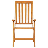 Sedie da Giardino Pieghevoli 2pz in Legno Massello di Eucalipto 316069