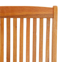 Sedie da Giardino Pieghevoli 2pz in Legno Massello di Eucalipto 316069