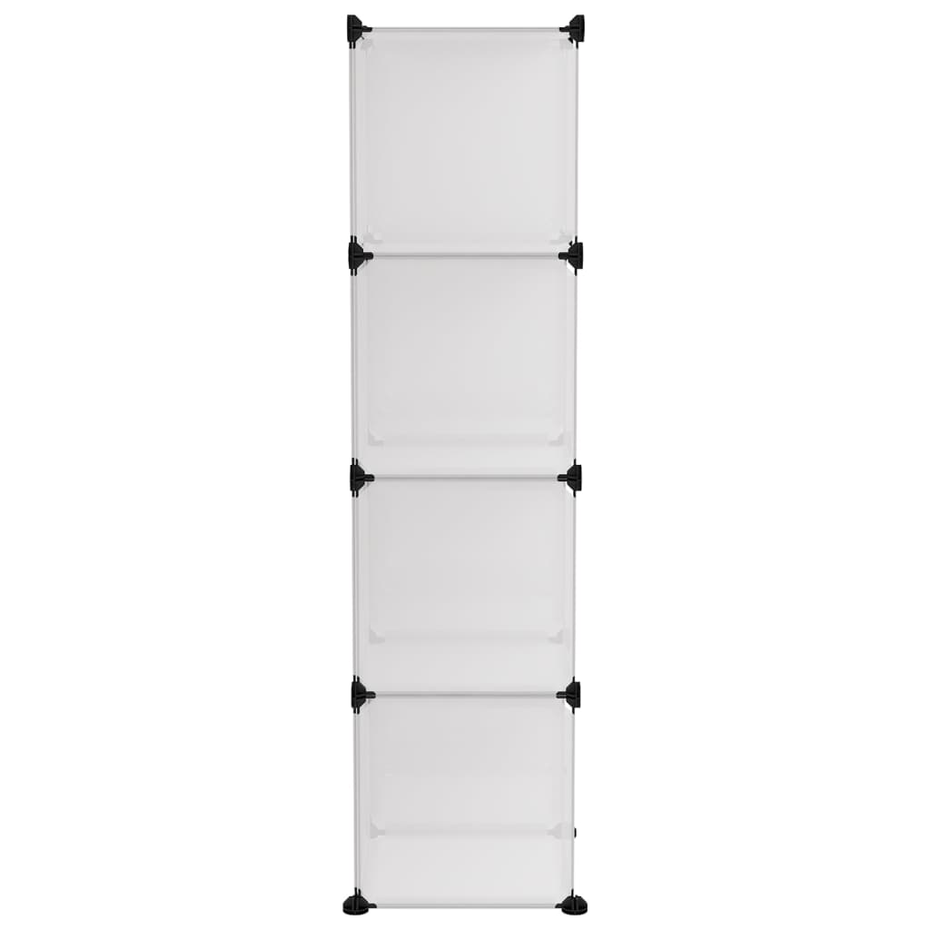 Organizzatore Portaoggetti con 12 Cubi Trasparenti in PP 340550