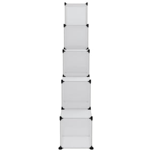 Organizzatore Portaoggetti con 15 Cubi e Ante Trasparenti in PP cod mxl 51455