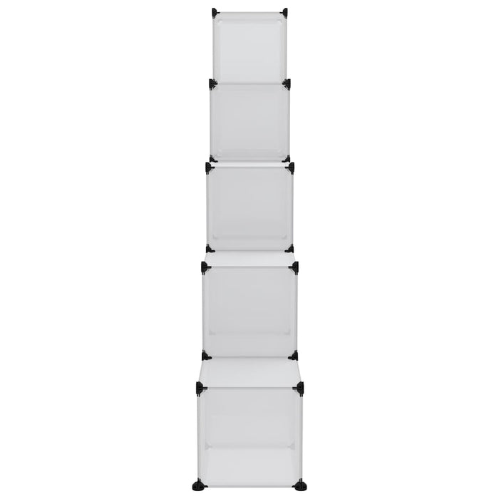 Organizzatore Portaoggetti con 15 Cubi e Ante Trasparenti in PP cod mxl 51455