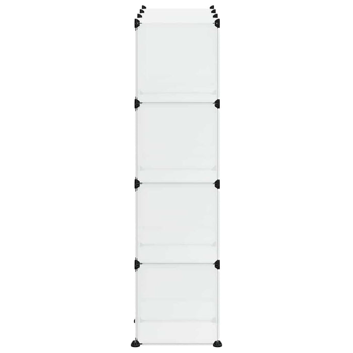 Contenitore a Cubo con 12 Cubi e Ante Trasparente PP 340555