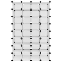 Scarpiera Trasparente 93x36,5x140 cm in PP cod mxl 42941