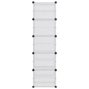 Scarpiera Trasparente 44x31,5x153,5 cm in PP cod mxl 47019