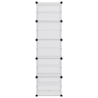 Scarpiera Trasparente 44x31,5x153,5 cm in PP 340562