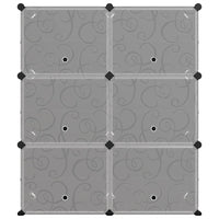 Scarpiera Nera 84,5x31x93,5 cm in PP 340566