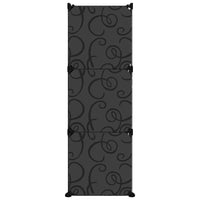 Scarpiera Nera 84,5x31x93,5 cm in PP 340566