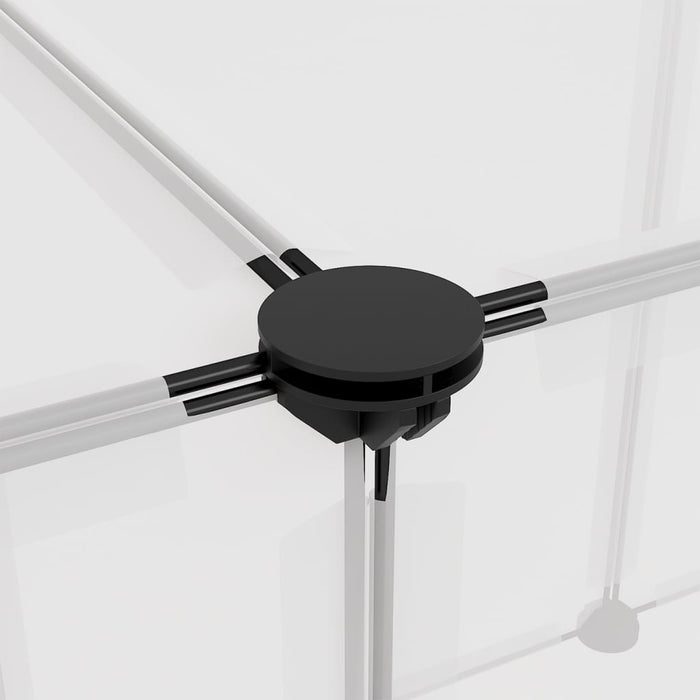 Gabbia per piccoli animali trasparente 143 x 107 x 93 cm PP e acciaio Trasparente 02_0041652