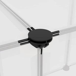 Gabbia per Piccoli Animali Trasparente 143x107x93 cm PP Acciaio 340570