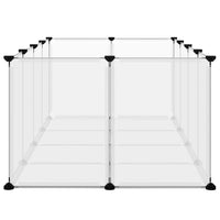 Gabbia per Piccoli Animali Trasparente 144x74x46,5cm PP Acciaio 340572