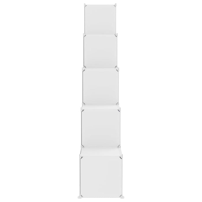 Scaffale Portaoggetti per Bambini con 15 Cubi Bianchi in PP cod mxl 51870