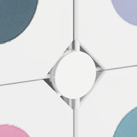 Armadio a Cubi per Bambini con 10 Cubi Bianco PP 340577