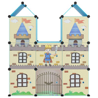 Scaffale Portaoggetti per Bambini con 8 Cubi Blu in PP cod mxl 43586