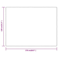 Coperta Crema 130x170 cm in Poliestere