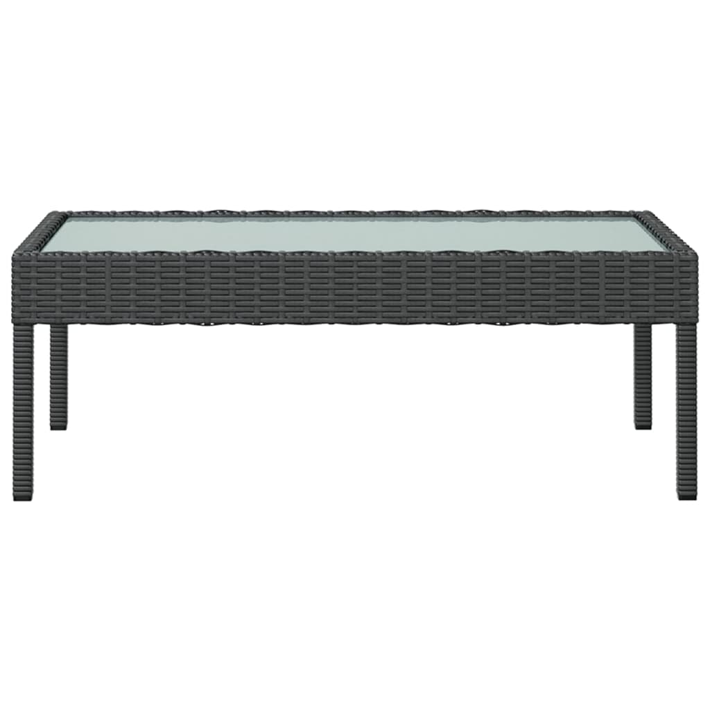 Set Divani da Giardino 16 pz con Cuscini in Polyrattan Nero 3095962