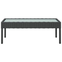 Set Divani da Giardino 16 pz con Cuscini in Polyrattan Nero 3095962