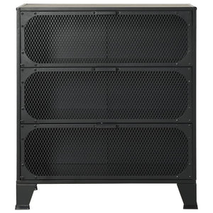 Armadi Portaoggetti 2 pz Grigi 72x36x82 cm Metallo e MDF