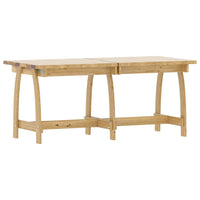 Set da Pranzo da Giardino 3 pz in Legno di Pino Impregnato cod mxl 41694