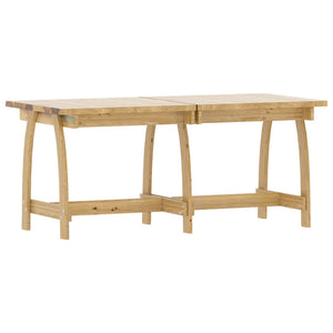 Set da Pranzo da Giardino 3 pz in Legno di Pino Impregnato cod mxl 41694