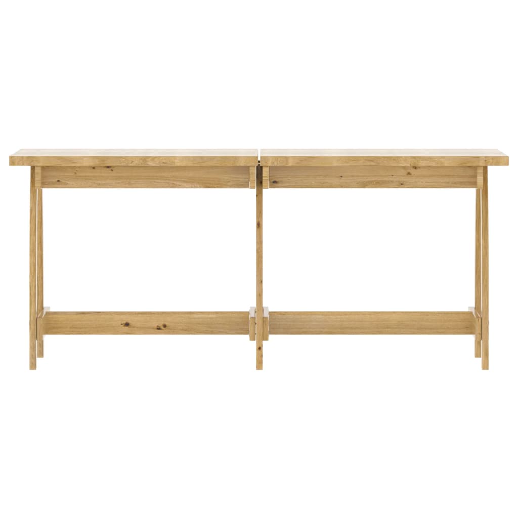 Set da Pranzo da Giardino 3 pz in Legno di Pino Impregnato cod mxl 41694