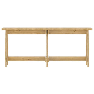 Set da Pranzo da Giardino 3 pz in Legno di Pino Impregnato cod mxl 41694