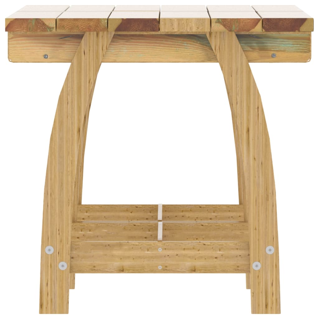 Set da Pranzo da Giardino 3 pz in Legno di Pino Impregnato cod mxl 41694