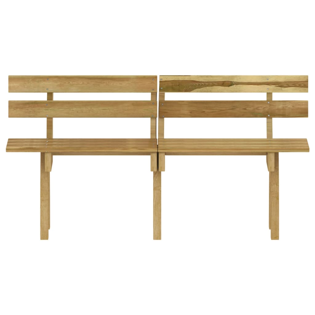 Set da Pranzo da Giardino 3 pz in Legno di Pino Impregnato cod mxl 41694