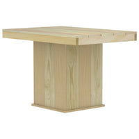 Set da Pranzo da Giardino 4 pz in Legno di Pino Impregnato 3096612