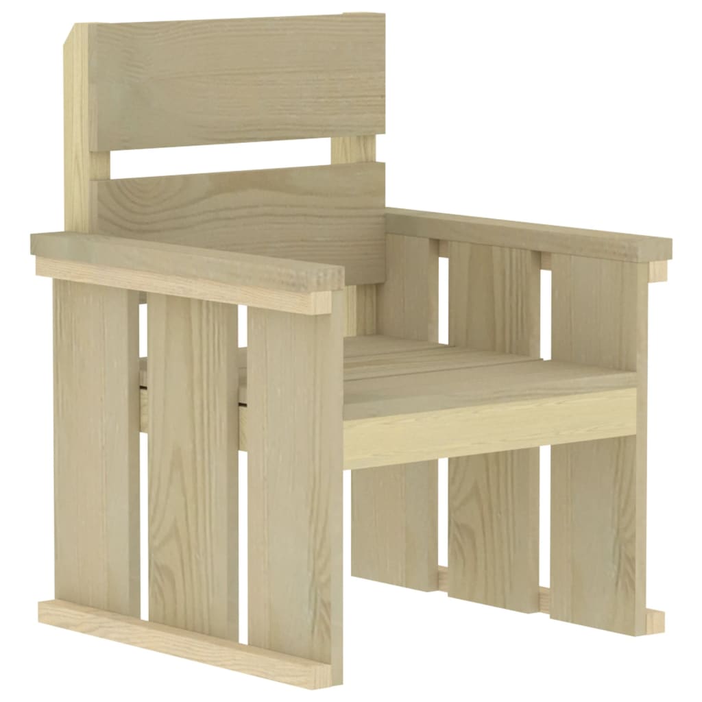 Set da Pranzo da Giardino 4 pz in Legno di Pino Impregnato 3096612
