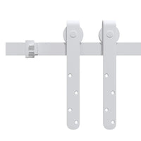 Mini Kit Porta Scorrevole in Acciaio al Carbonio Bianco 200 cm cod mxl 72892