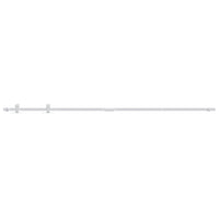 Mini Kit Porta Scorrevole in Acciaio al Carbonio Bianco 183 cm cod mxl 74053