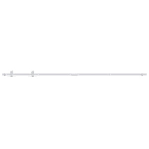 Mini Kit Porta Scorrevole in Acciaio al Carbonio Bianco 183 cm cod mxl 74053