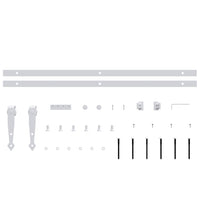 Kit Mini Anta Scorrevole in Acciaio al Carbonio Bianco 152 cm 151700