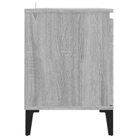Mobile TV con Gambe-Credenza TV-Console TV in Metallo Grigio Sonoma 103,5x35x50 cm
