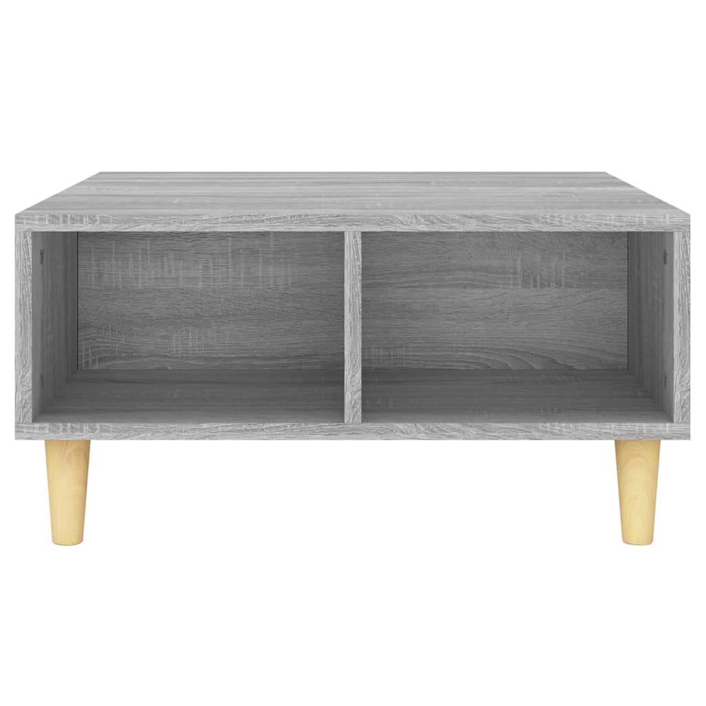 Tavolino da Salotto Grigio Sonoma 60x60x30 cm in Truciolato 813165