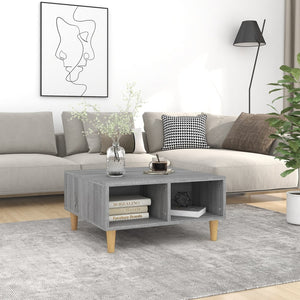 Tavolino da Salotto Grigio Sonoma 60x60x30 cm in Truciolato cod mxl 12491