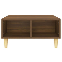 Tavolino da Salotto Rovere Marrone 60x60x30 cm in Truciolato 813166