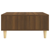 Tavolino da Salotto-Tavolino da soggiorno-Tavolo Rovere Marrone 60x60x30 cm in Truciolato 277197