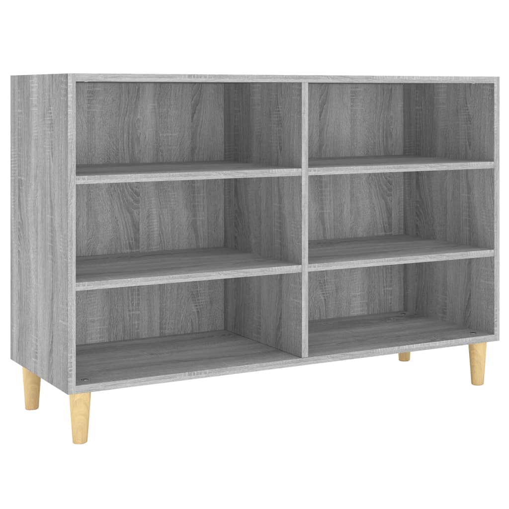 Credenza-Buffet-Armadio da cucina Grigio Sonoma 103,5x35x70 cm in Truciolato