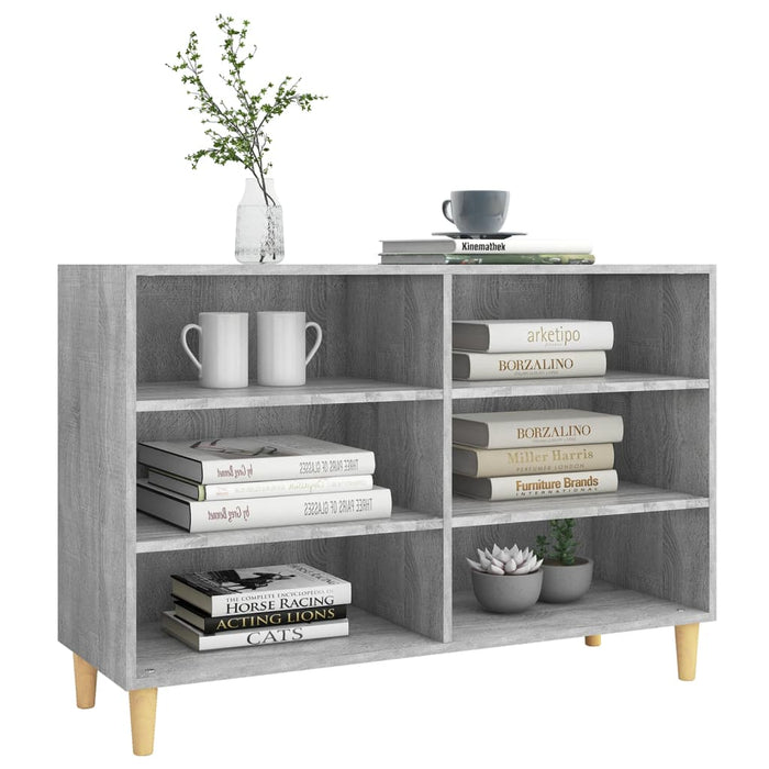 Credenza-Buffet-Armadio da cucina Grigio Sonoma 103,5x35x70 cm in Truciolato