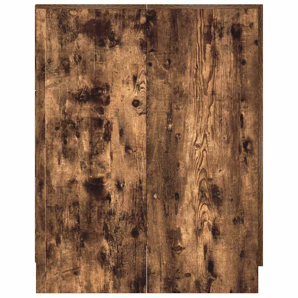 Mobile per Lavatrice Rovere Fumo 71x71,5x91,5 cm 813194