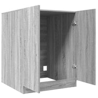 Mobile per Lavatrice Grigio Sonoma 71x71,5x91,5 cm 813195