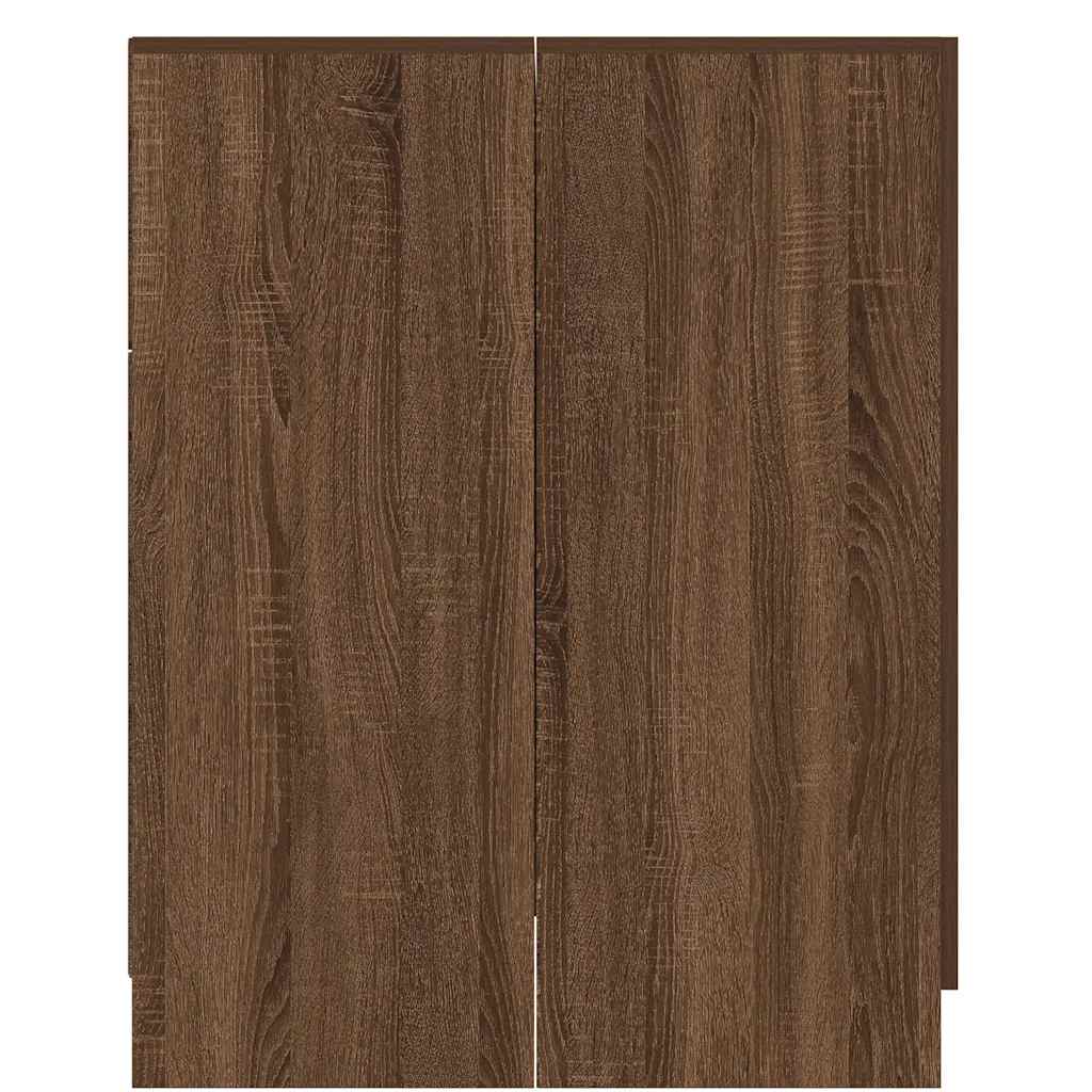 Mobile per Lavatrice Rovere Marrone 71x71,5x91,5 cm 813196