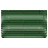 Letto Giardino Acciaio Verniciato a Polvere 114x40x68 cm Verde