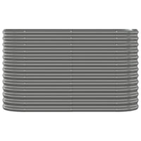 Letto Giardino Acciaio Zincato 114x40x68 cm Grigio 318889