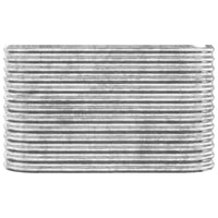 Letto Giardino Acciaio Zincato 114x40x68cm Argento 318892