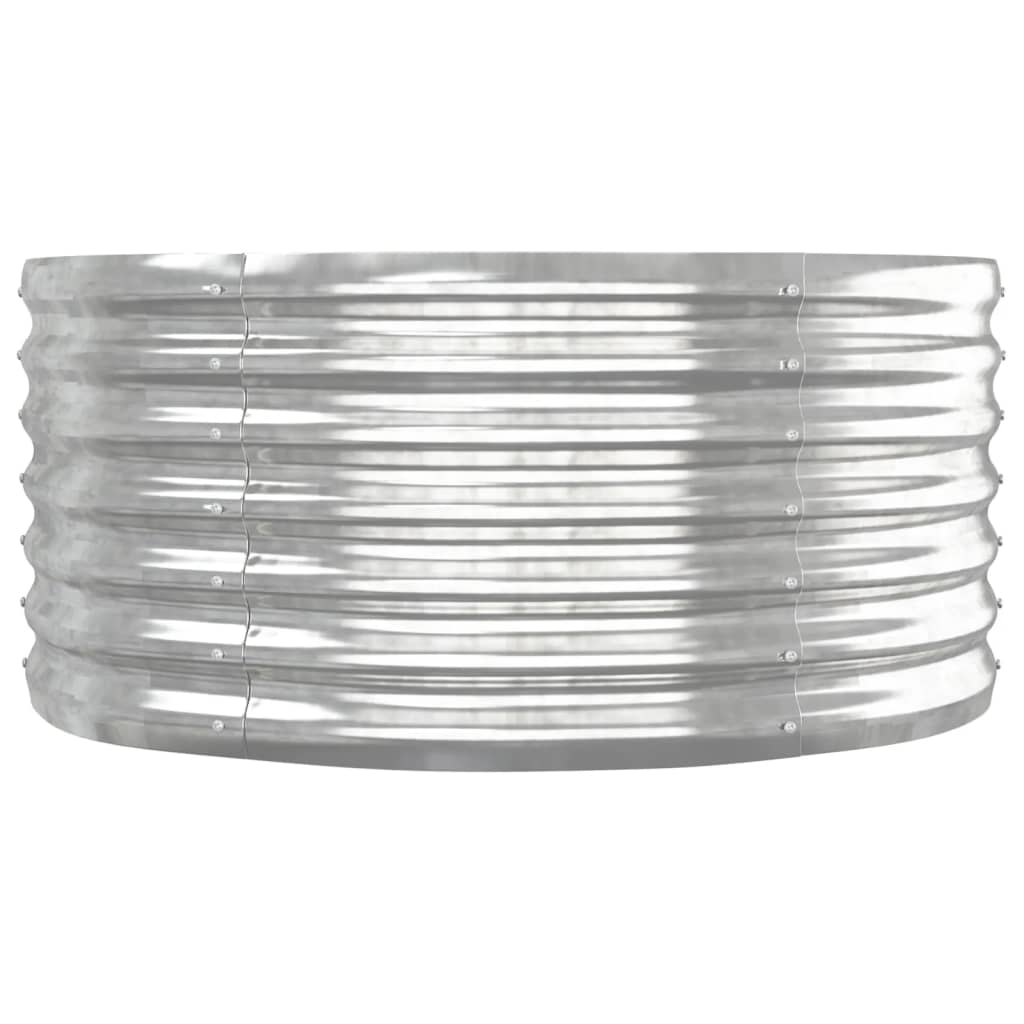 Letto Giardino Acciaio Zincato 152x80x36cm Argento 318917