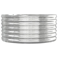 Letto Giardino Acciaio Verniciato a Polvere 152x80x36cm Argento