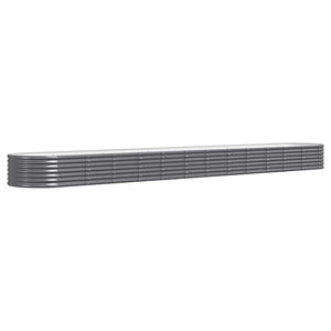 Letto da Giardino in Acciaio a Polvere 512x80x36 cm Antracite